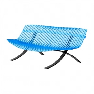 banc de jardin - pi�tement noir - Charivari Juliette Liberman