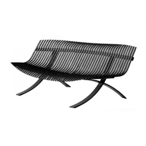 banc de jardin - pi�tement savane - Charivari Juliette Liberman