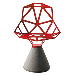 Chair One sur base b�ton Konstantin Grcic