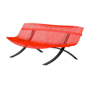 banc de jardin - piètement savane - Charivari Juliette Liberman