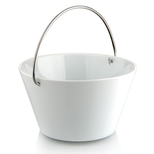 Saladier � anse - blanc  Holbaek & Jensen